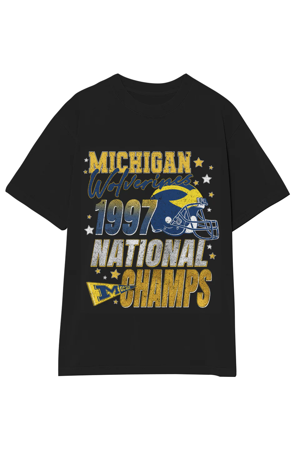 WOLVERINES VINTAGE 1997 NATIONAL CHAMPS TEE - Image 13
