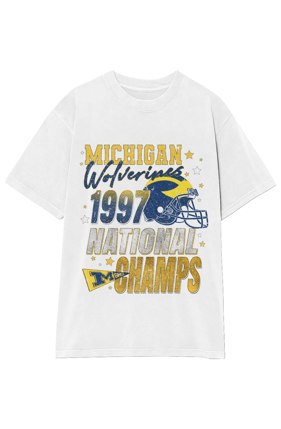 WOLVERINES VINTAGE 1997 NATIONAL CHAMPS TEE - Image 14