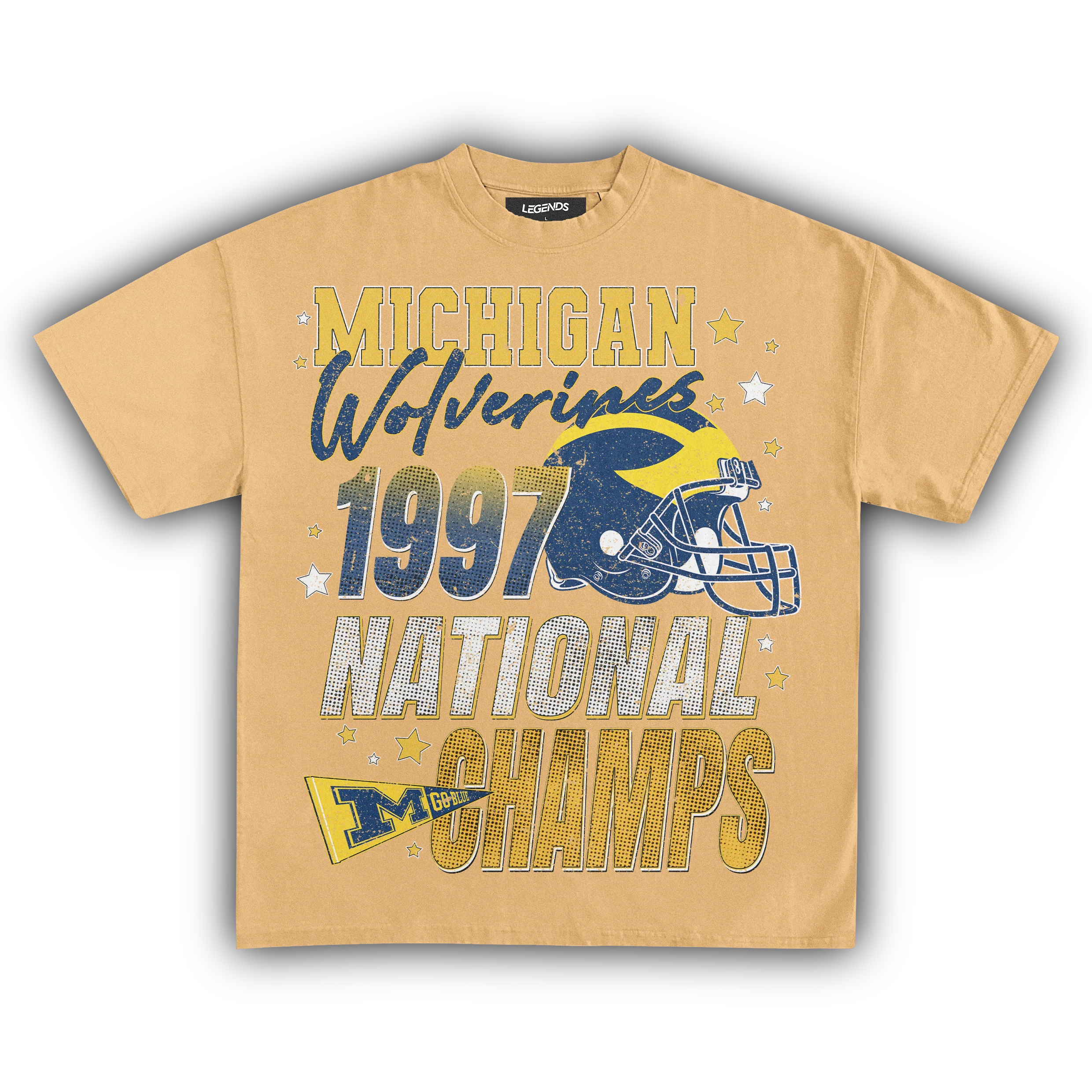 WOLVERINES VINTAGE 1997 NATIONAL CHAMPS TEE - Image 4