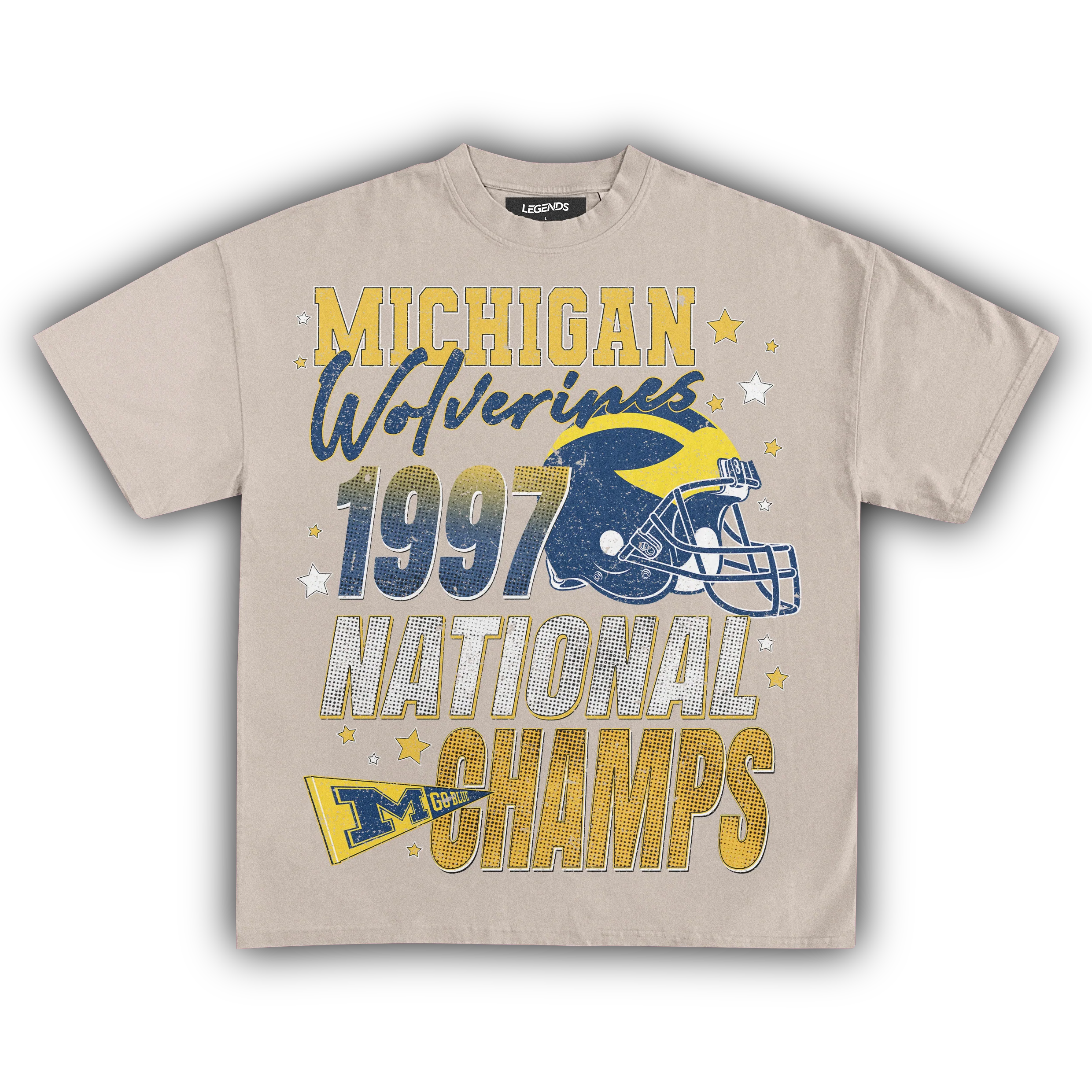 WOLVERINES VINTAGE 1997 NATIONAL CHAMPS TEE - Image 6