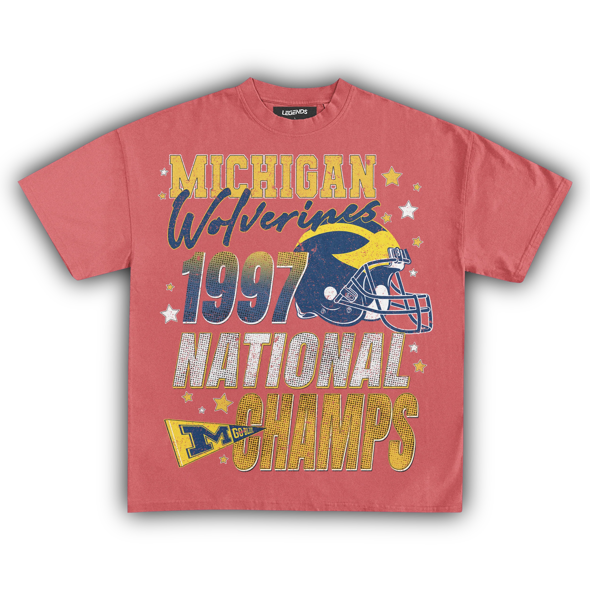 WOLVERINES VINTAGE 1997 NATIONAL CHAMPS TEE - Image 7