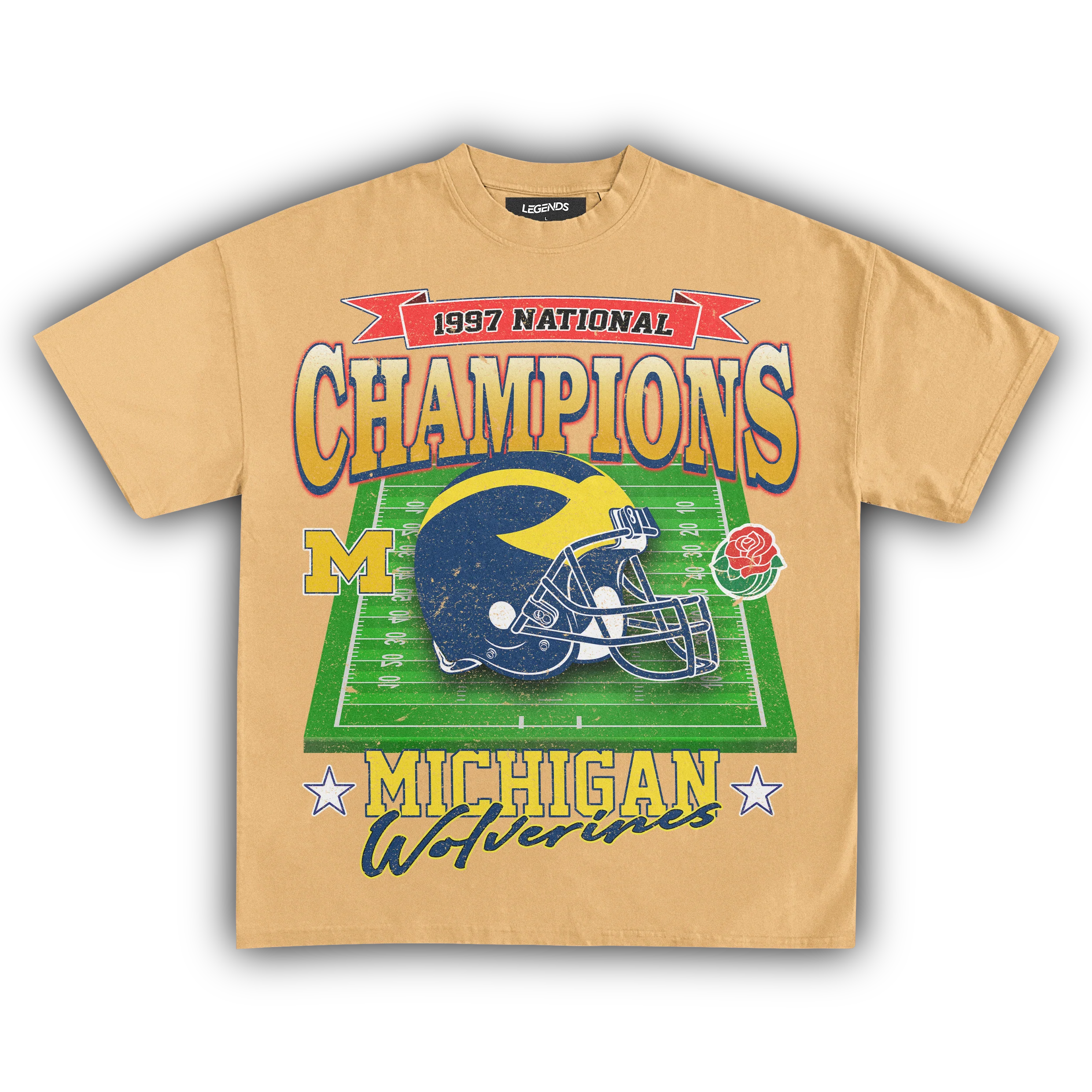 WOLVERINES VINTAGE 1997 ROSE BOWL TEE - Image 11