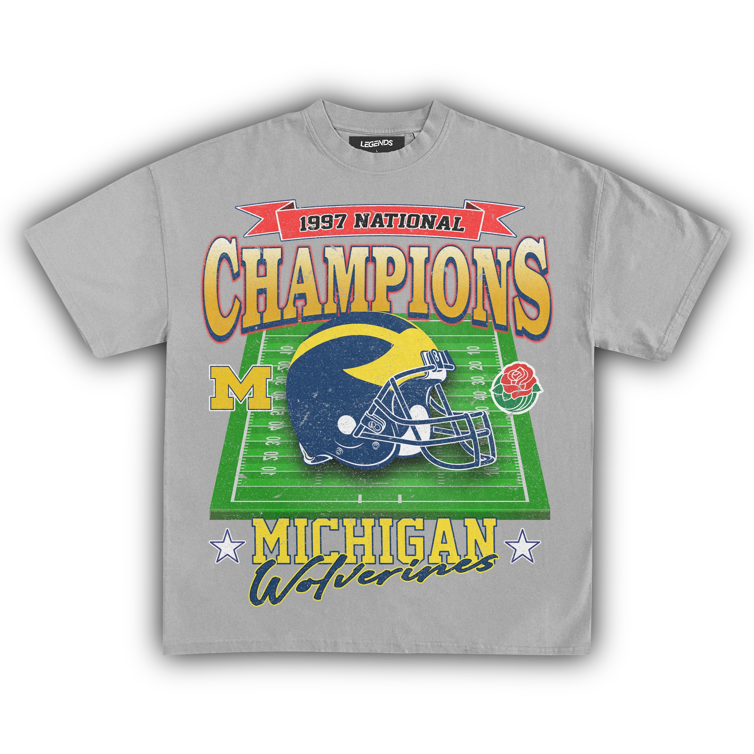 WOLVERINES VINTAGE 1997 ROSE BOWL TEE - Image 5