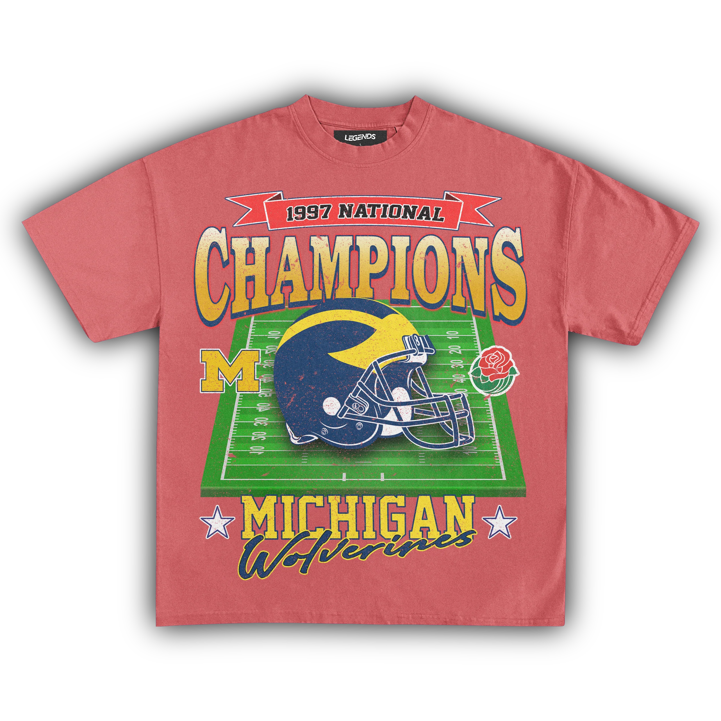 WOLVERINES VINTAGE 1997 ROSE BOWL TEE - Image 6