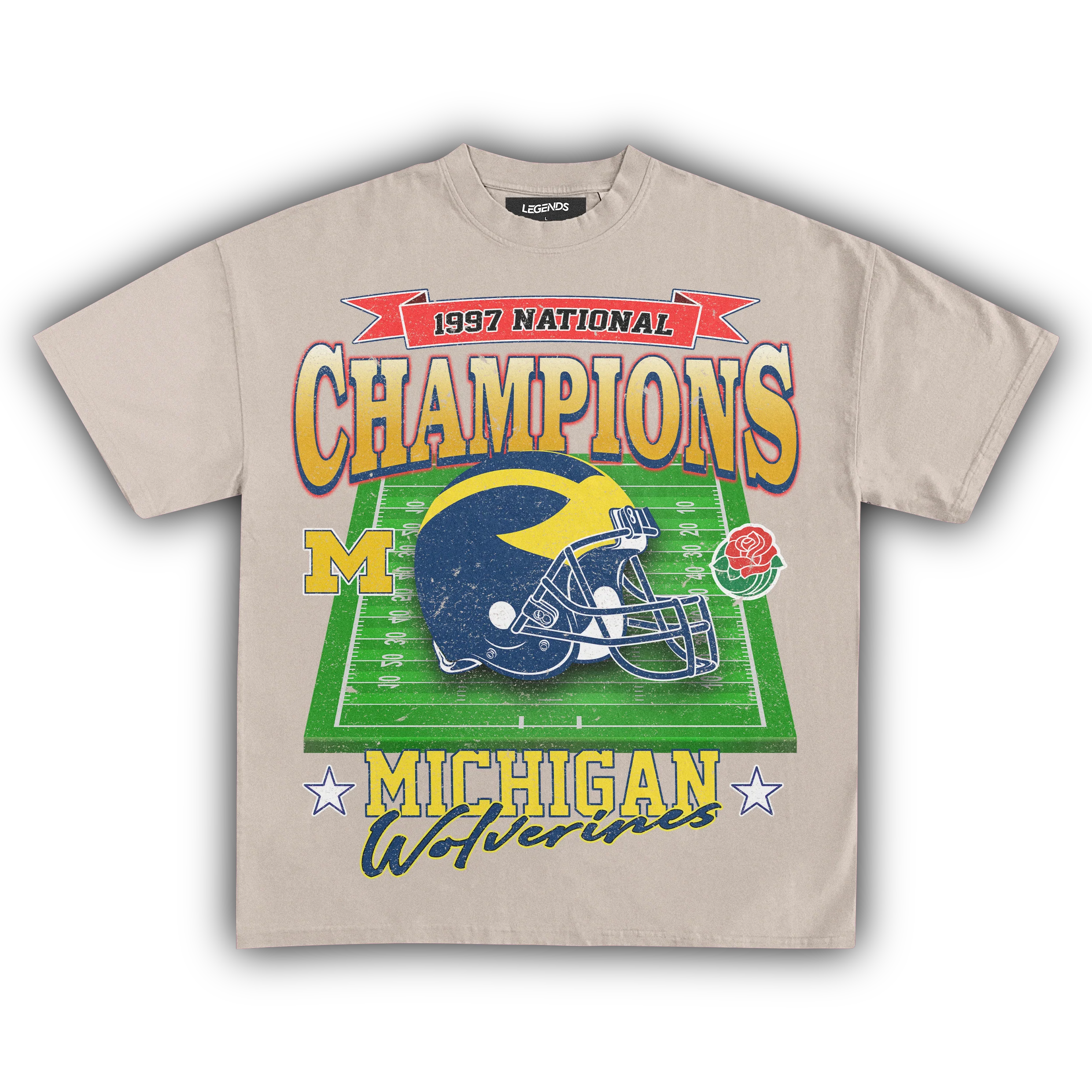 WOLVERINES VINTAGE 1997 ROSE BOWL TEE - Image 7