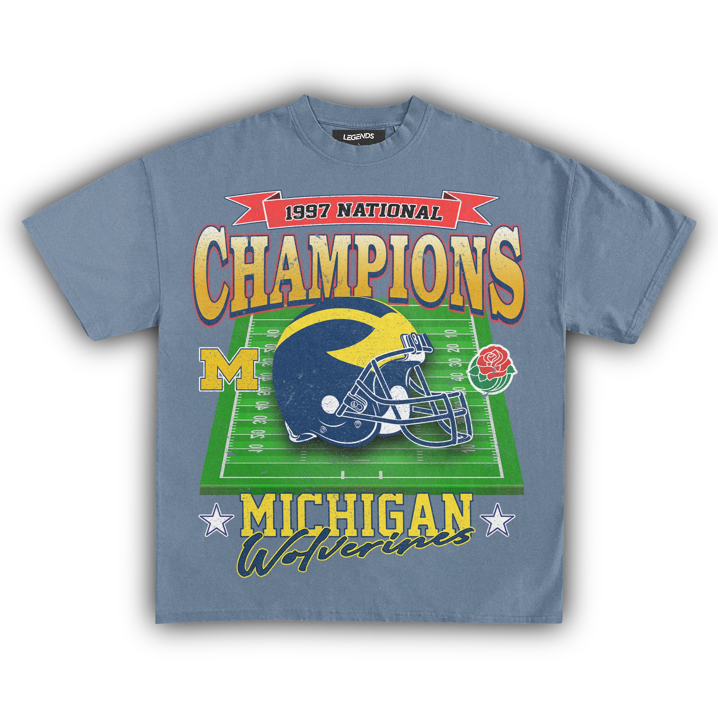 WOLVERINES VINTAGE 1997 ROSE BOWL TEE - Image 9